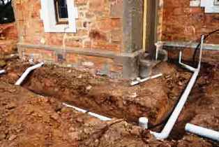 outside drainage Canbury